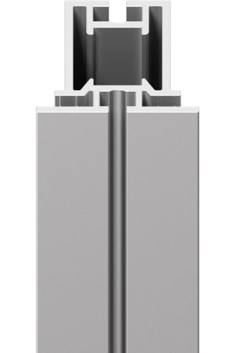 Profil do ram na panel i/lub grafikę tekstylną 40 mm, dł. 6000 mm (W 906)