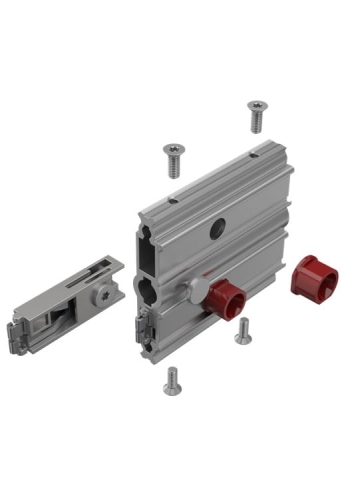 Adapter z 2 zamkami zaciskowymi, 120 mm (M 1102)