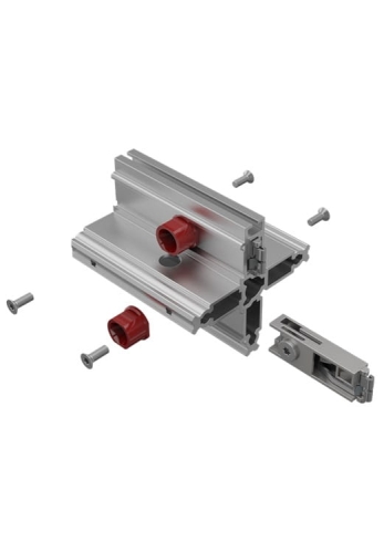 Adapter "krzyżak" z 2 zamkami zaciskowym, 120 mm (M 1104/R)