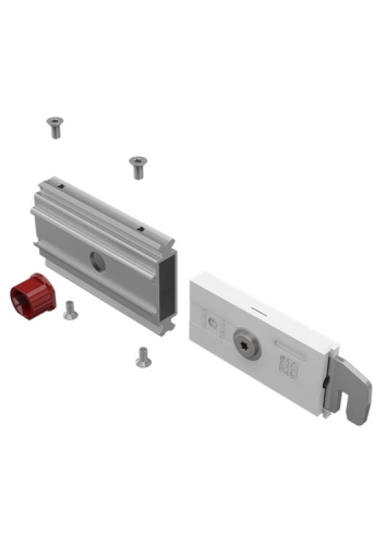 Adapter z zamkiem zaciskowym, prawy, 80 mm (M 1114)