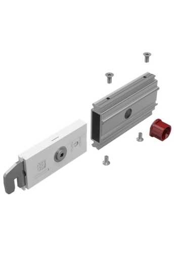 Adapter z zamkiem zaciskowym, lewy, 80 mm (M 1116)