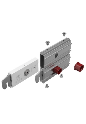 Adapter z 2 zamkami zaciskowymi, lewy, 120 mm (M 1126)