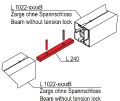 Złącze wewnętrzne dł. 180 mm L 240