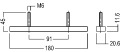 Złącze wewnętrzne dł. 180 mm L 240