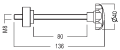Szybkozłącze dł. 136 mm WP 80-1